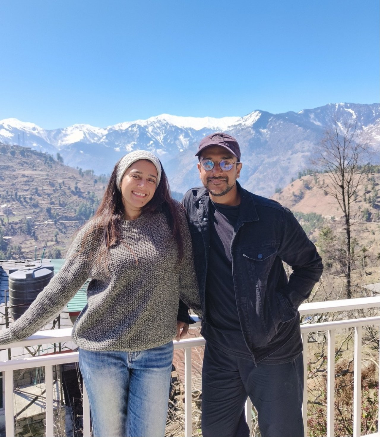Aarti and Kunal at The Dreamy Chalet
